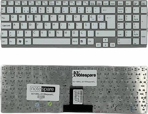 Sony Vaio VPCEB1E9J, VPCEB1E9R, VPCEB1J1E, VPCEB1J8E Uyumlu Notebook Klavye Beyaz TR