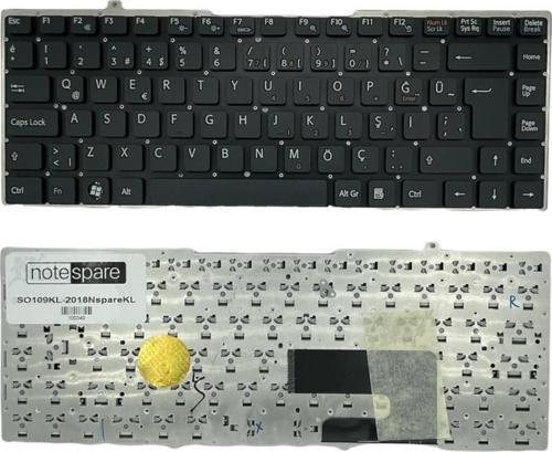 Sony Vaio PCG-3F4L, PCG-3H1M, PCG-5L1M Uyumlu Notebook Klavye Siyah TR
