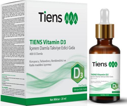 D Vitamini İçeren Damla Takviye Edici Gıda