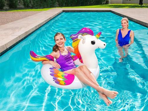 Pegasus Unicorn Çocuk Can Simidi 119x91 Cm Yüzme Simidi