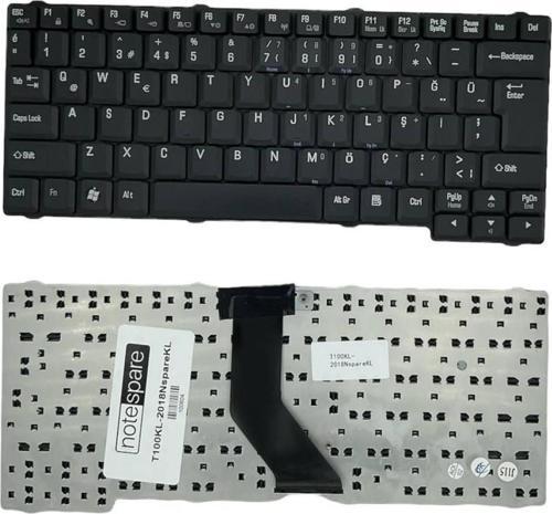 Toshiba Satellite L10-117, L10-202, L10-204, L15-S104 Uyumlu Notebook Klavye Siyah TR
