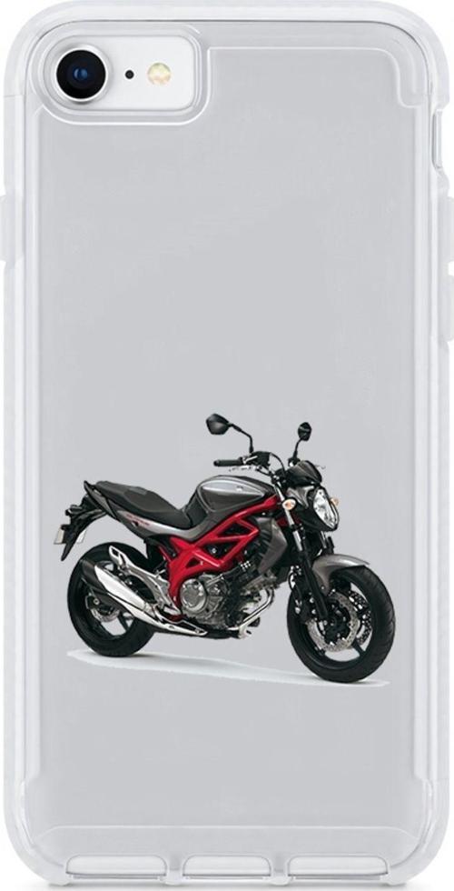 Zeynoiletişim Apple İphone 7 Uyumlu Şık Motosiklet  Desenli Silikon Kılıf
