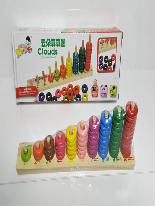 Ahşap Halka Sayı Boncuğu Oyuncak