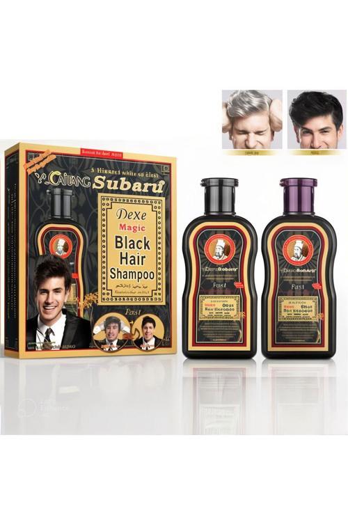 Black Hair Shampoo Saç Siyahlaştırıcı Şampuan Seti 200Ml