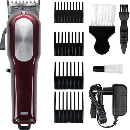 Inter Mac 3 Tc-1453 Profesyonel Traş Makinesi Saç Sakal Kesme 100459 Kırmızı