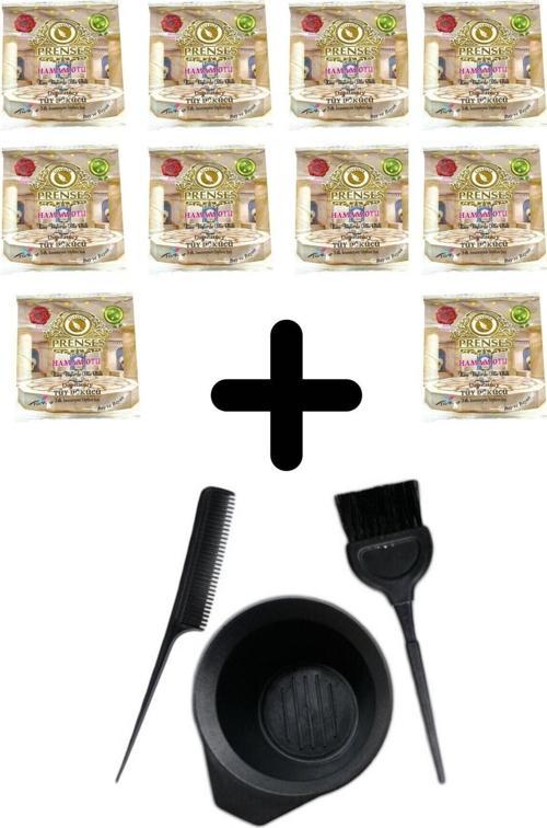 Gül Kokulu Tüy Dökücü Toz Hamam Otu 150 G X 10 Adet Boya Kabı