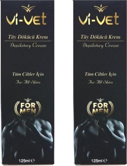Vivet Erkekler Için Tüy Dökücü Krem 125 Ml X 2 Adet