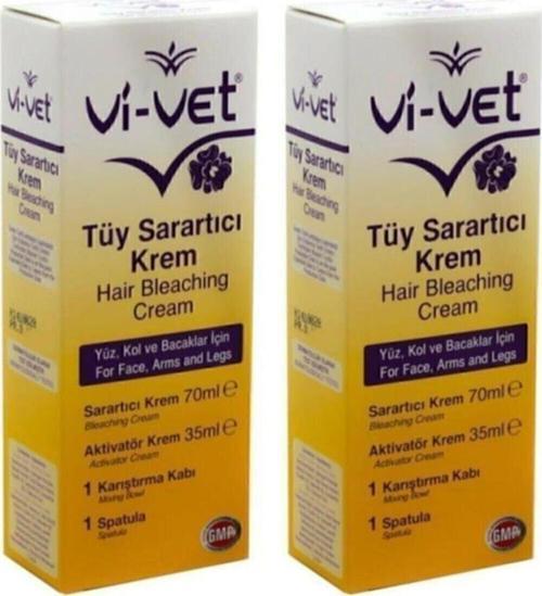 Vivet Tüy Sarartıcı Krem 70Ml X 2 Adet