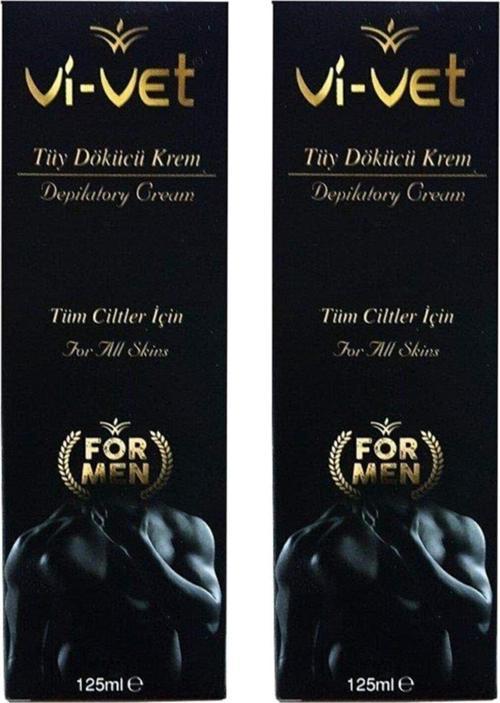 Vivet 2 Adet Tüy Dökücü Krem For Men 125 Ml..