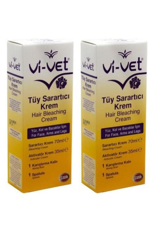 Vivet Tüy Sarartıcı Krem 70Ml 35 Ml X 2 Adet