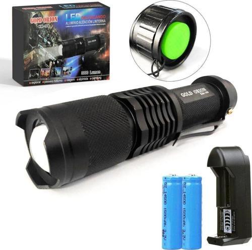 Km-106 Metal El Feneri, Ultra Güçlü El Feneri, Cree T6 Led 5000 Lümen