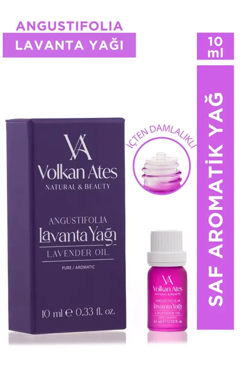 Lavandula Angustifolia Saf Lavanta Yağı İçten Damlalıklı 10 ml