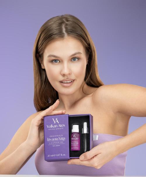 Lavandula Angustifolia Saf Lavanta Yağı Cam Damlalıklı 20 ml