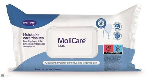 Hartmann Molicare Skin Nemli Cilt Bakım Mendili 50 li * 12 adet
