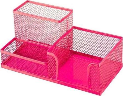 405-22 Metal Perfore 3 Gözlü Set Pembe