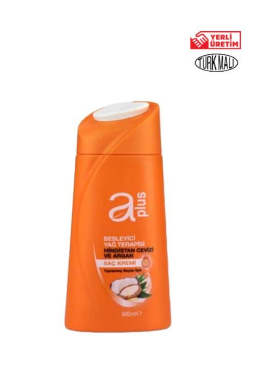 Aplus Saç Kremi 600 Ml Hindistan Cevizi Ve Argan Yıpranmış Saçlar Için