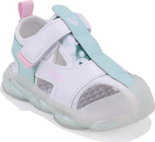 Live 332B525Y217 Beyaz Ortopedik Günlük Işıklı Kız Çocuk Spor Sandalet