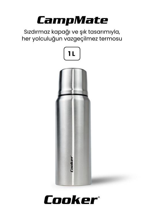 CKR2080 Paslanmaz Çelik 1 Lt Termos Inox