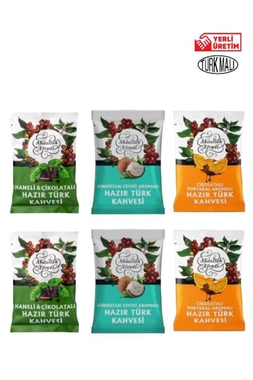 Hazır Türk Kahvesi Aromalı 100 Gr 6 Lı Paket