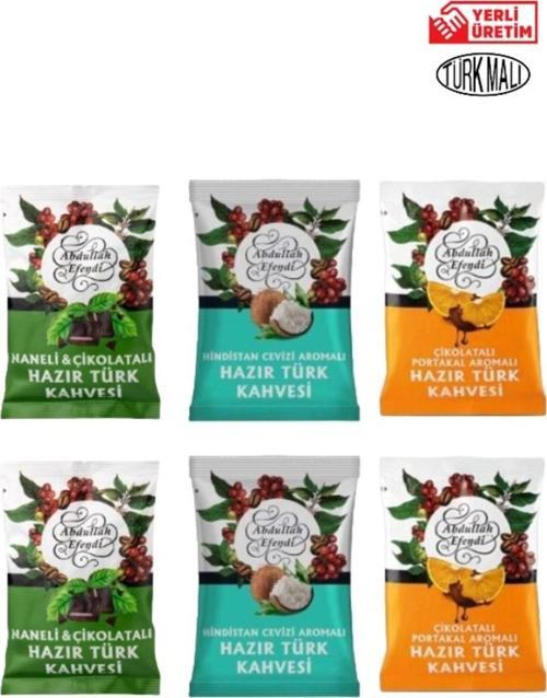 Hazır Türk Kahvesi Aromalı 100 Gr 6 Lı Paket