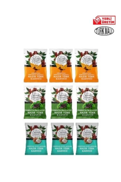 Türk Kahvesi Aromalı 100 Gr 9 Adet