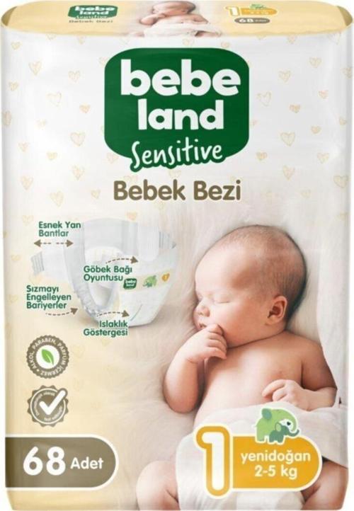 Sensitive Bebek Bezi Yenidoğan 1 Numara 68 Adet