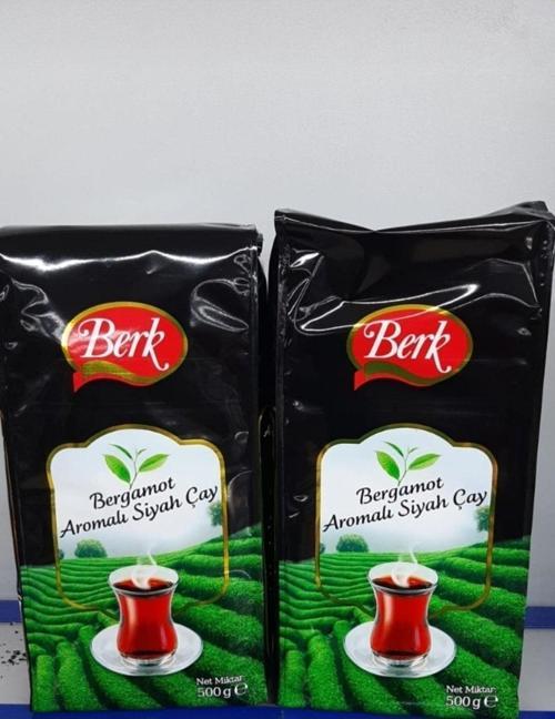Çay Bergamot Aromalı Siyah Çay 500×2 Li