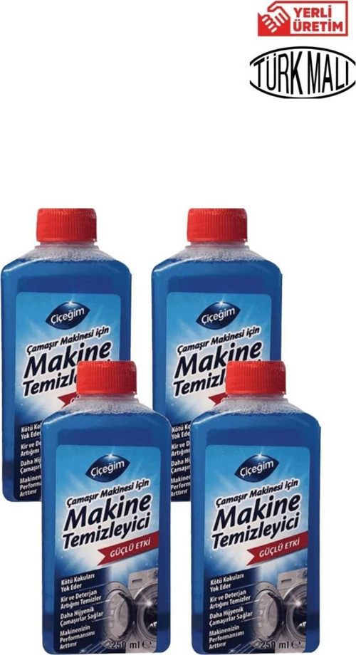 Bulaşık Makinesi Temizleyici 250 Ml X 4 Adet