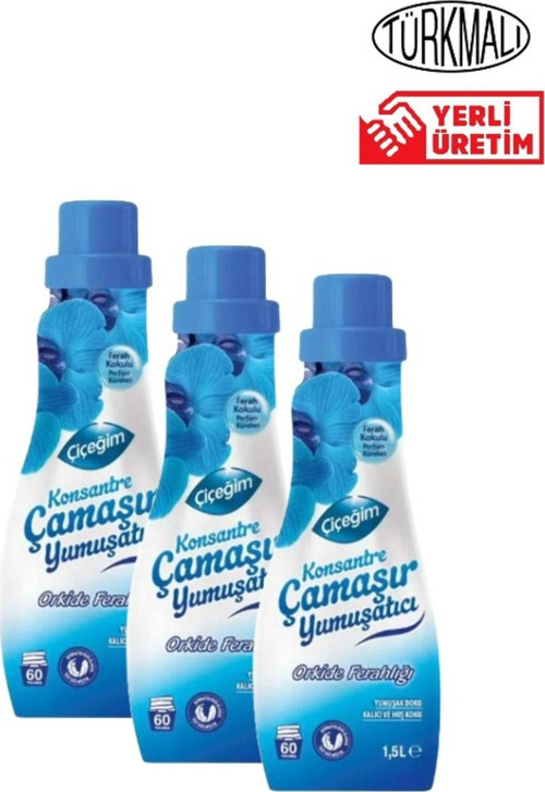 Çamaşır Yumuşatıcısı 1500 Mlx3 Adet Orkide Ferahlığı