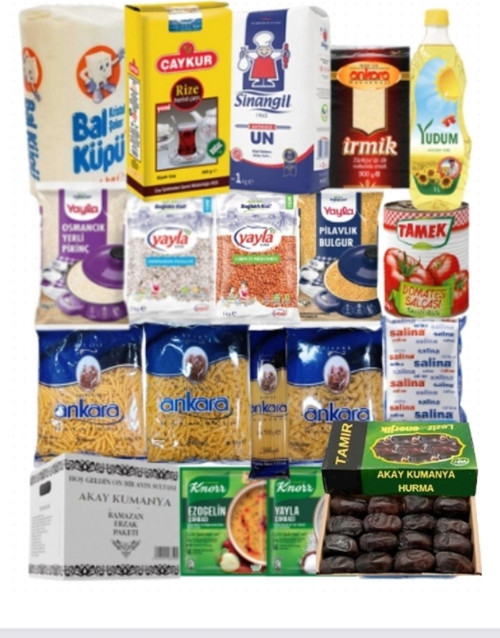 Ramazan Erzak Yardım Kumanya Kolisi 18 Parça