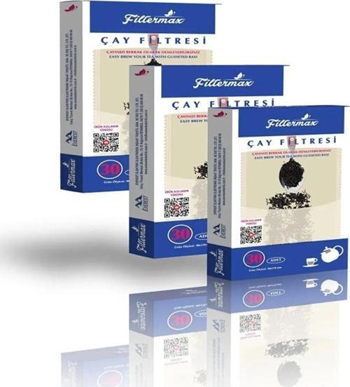 Doğal Çay Demleme Poşeti Çay Filtresi Büyük Boy 90X170 Tea Filters 3 Pkt 90 Adet
