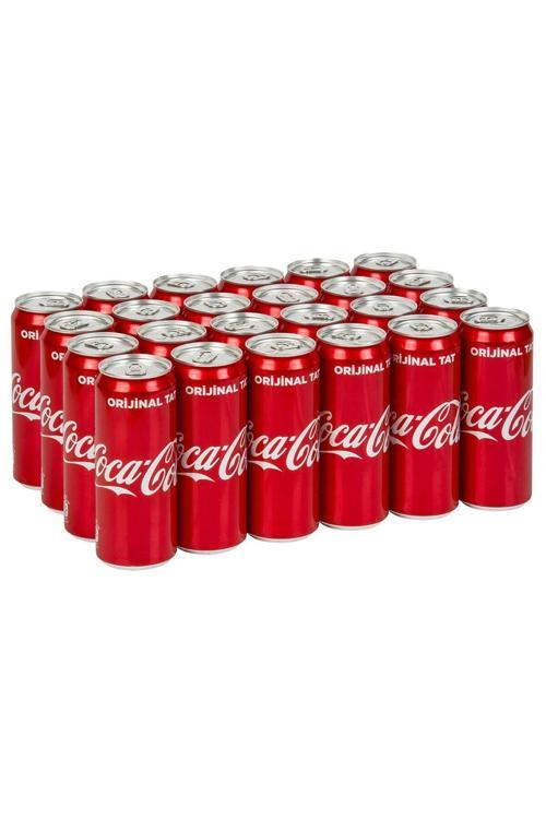 Kutu Kola 330 Ml 24 Adet Coca Cola 330Ml 24'Lü