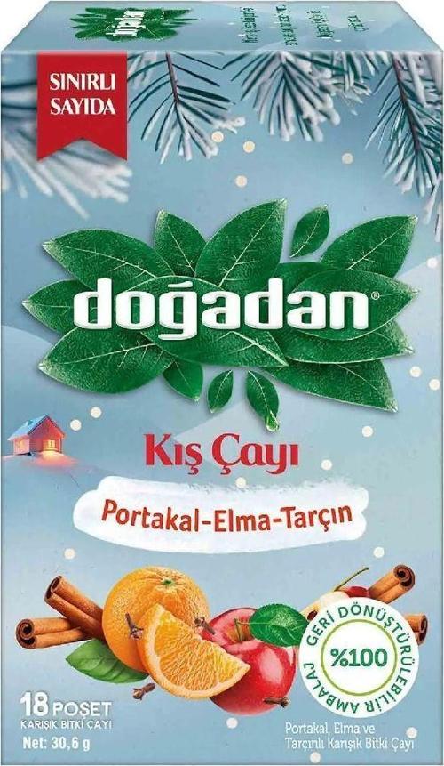 18 Adet Kış Çayı (Portakal-Elma-Tarçın)