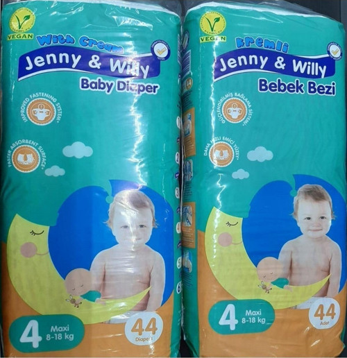 Bebek Bezi Maxi (8-18 Kg ) 44 *2 88 Li Jenny&Willy