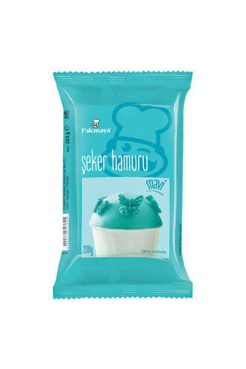 Şeker Hamuru Mavi 200 Gr ( 5 Adet )