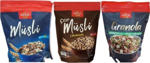 Yulaf Ezmesi 350 Gr & Müsli 275 Gr & Granola 300 Gr Antep Fıstık -Beyaz Çikolata