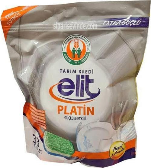 Tarım Kredi Kooperatif Elit Tarım Kredi Bulaşık Makinesi Tableti Deterjanı Deterjan 33 Lü Paket