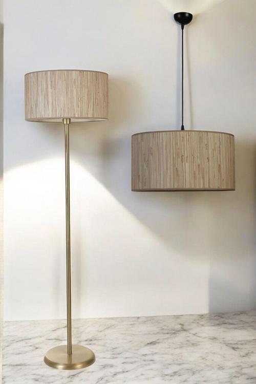 Bambu 09 Avize Lambader 2 Li Set