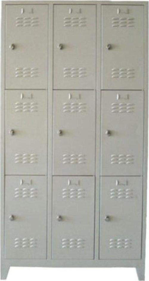 Beyaz 9'lu Soyunma Dolabı 97x200x36 cm