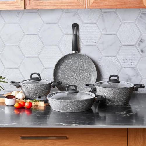 Grıs Biogranit 7 Parça Set