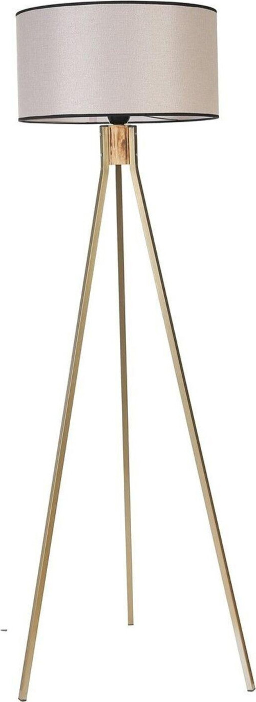 Fısco Tripod Eskitme Lambader Silindir Açık Hasır Abajurlu