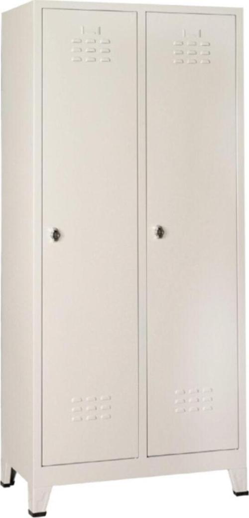 Gri Standart 2'li Soyunma Dolabı 79x185x40 cm