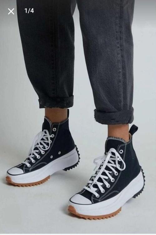 Run Star Siyah Kadın Sneaker Spor Ayakkabı 40