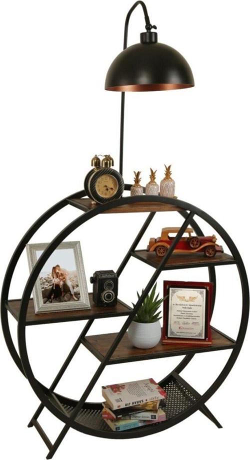 Plüton Ceviz Lambader Metal Başlıklı