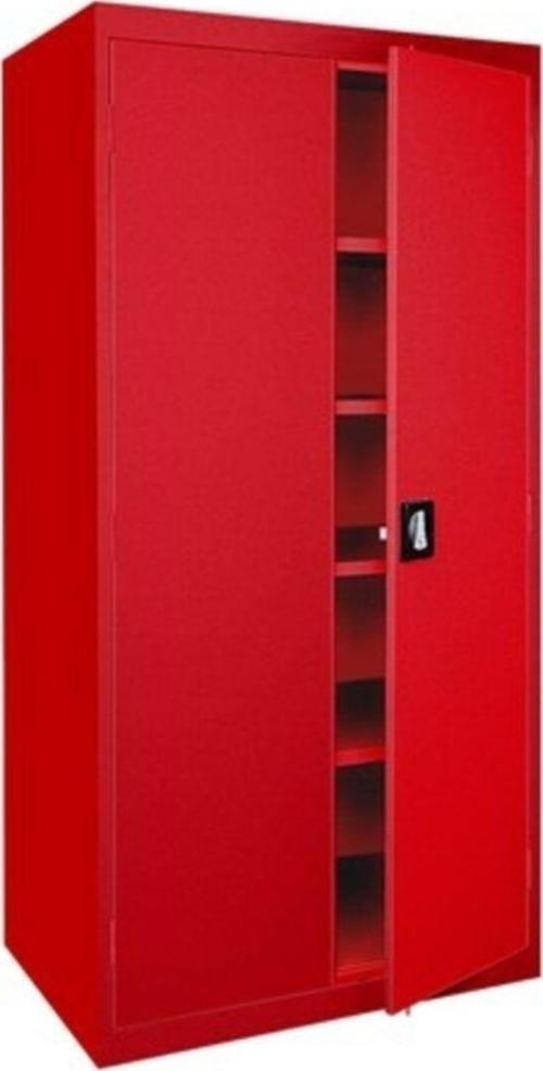 Kırmızı 198'lik Dosya Dolabı 92x198x40 cm