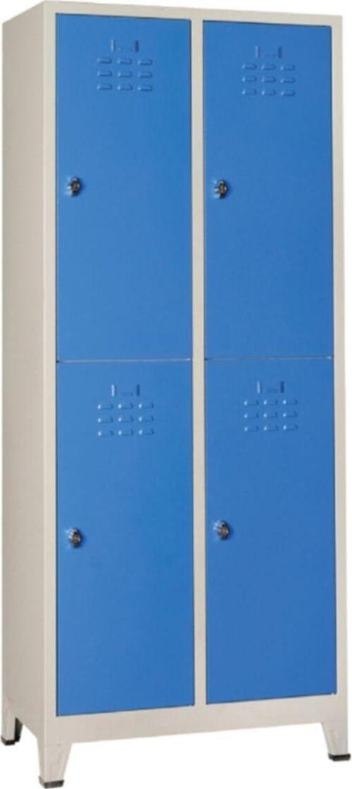 Mavi Standart 4'lü Soyunma Dolabı 79x200x40 cm