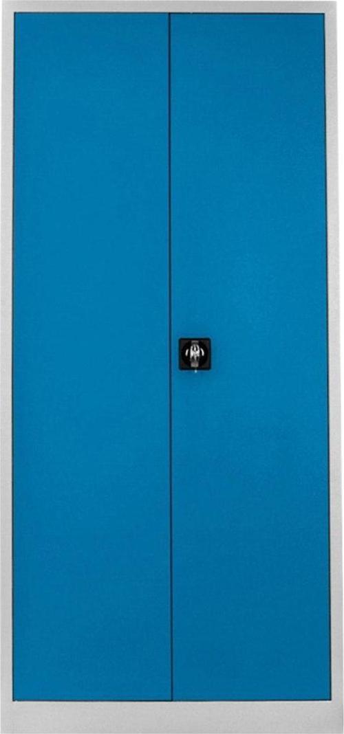 Temizlik Dolabı Gri-mavi 92x198x40 cm
