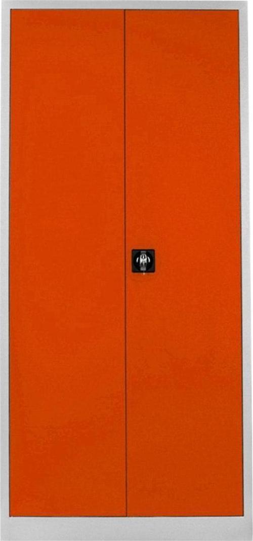 Temizlik Dolabı Gri-turuncu 92x198x40 cm