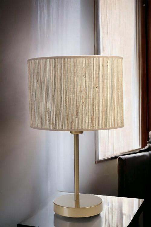 Bambu 09 Abajurlu Masa Lambası Eskitme
