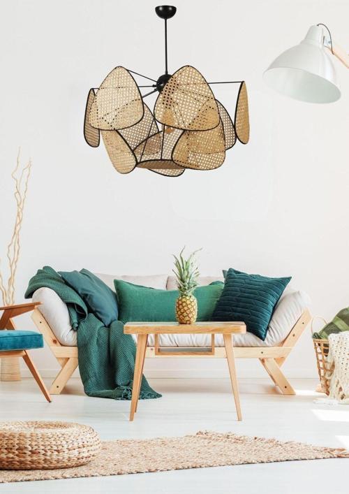 Hera 9+1 Rattan Avize